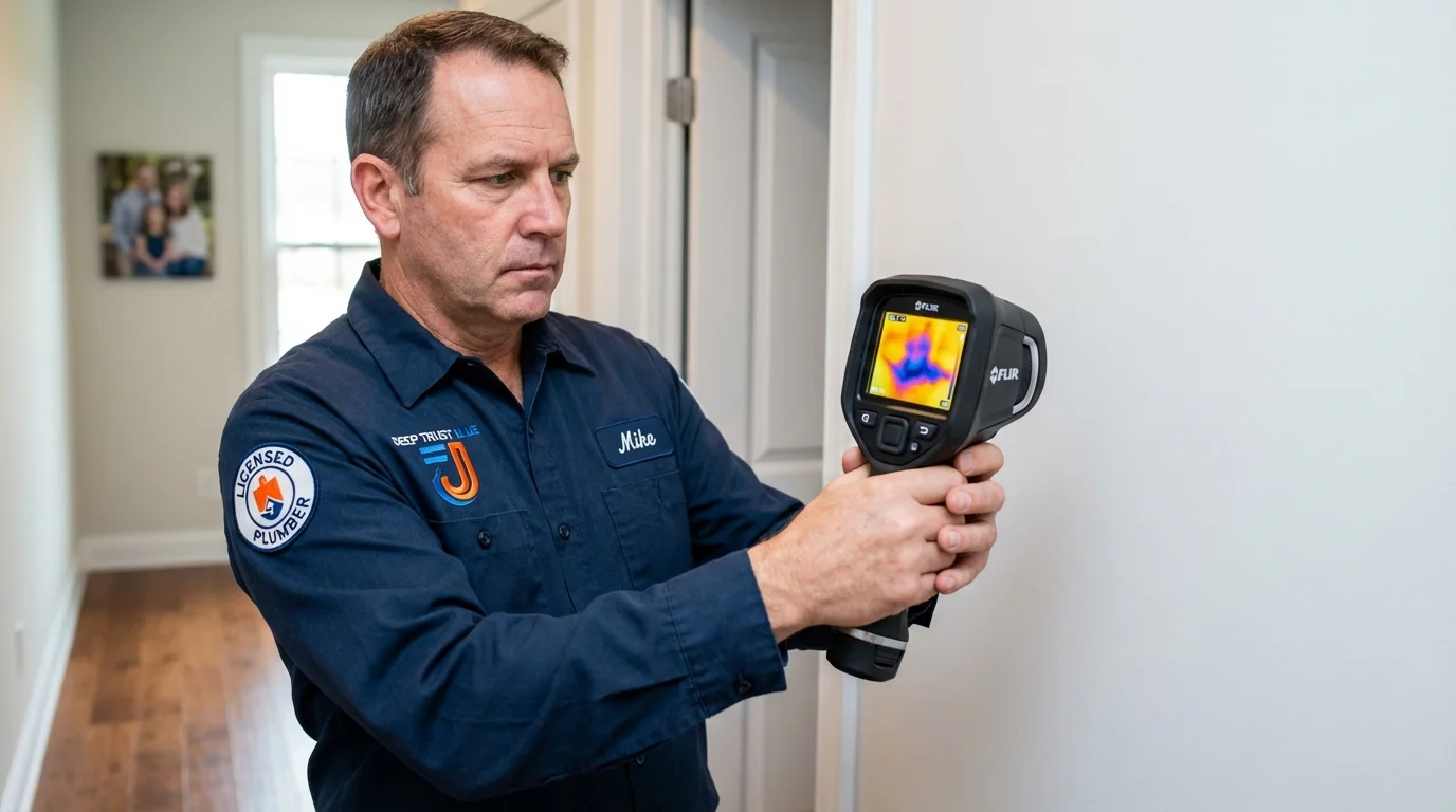 Thermal imaging leak detection by Johns Plumbing LLC in Beatrice